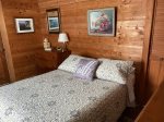 Full bedroom on second floor of the cottage 